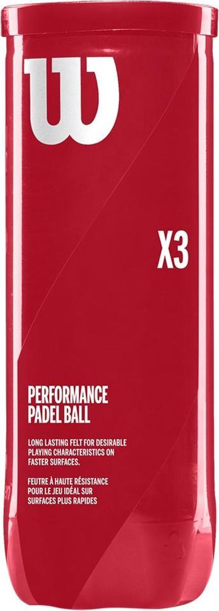 Wilson Padel Balls – Pack of 3