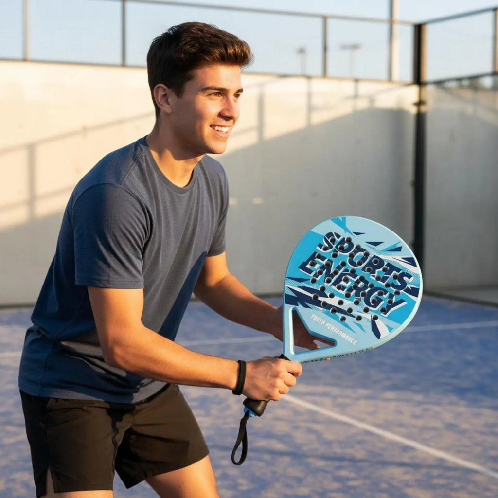 1 Player Paddle Set Lightweight Padel Racket Set ABS Padel Paddle Long-Lasting Non-Slip Grip for Beginners, Training, Outdoor