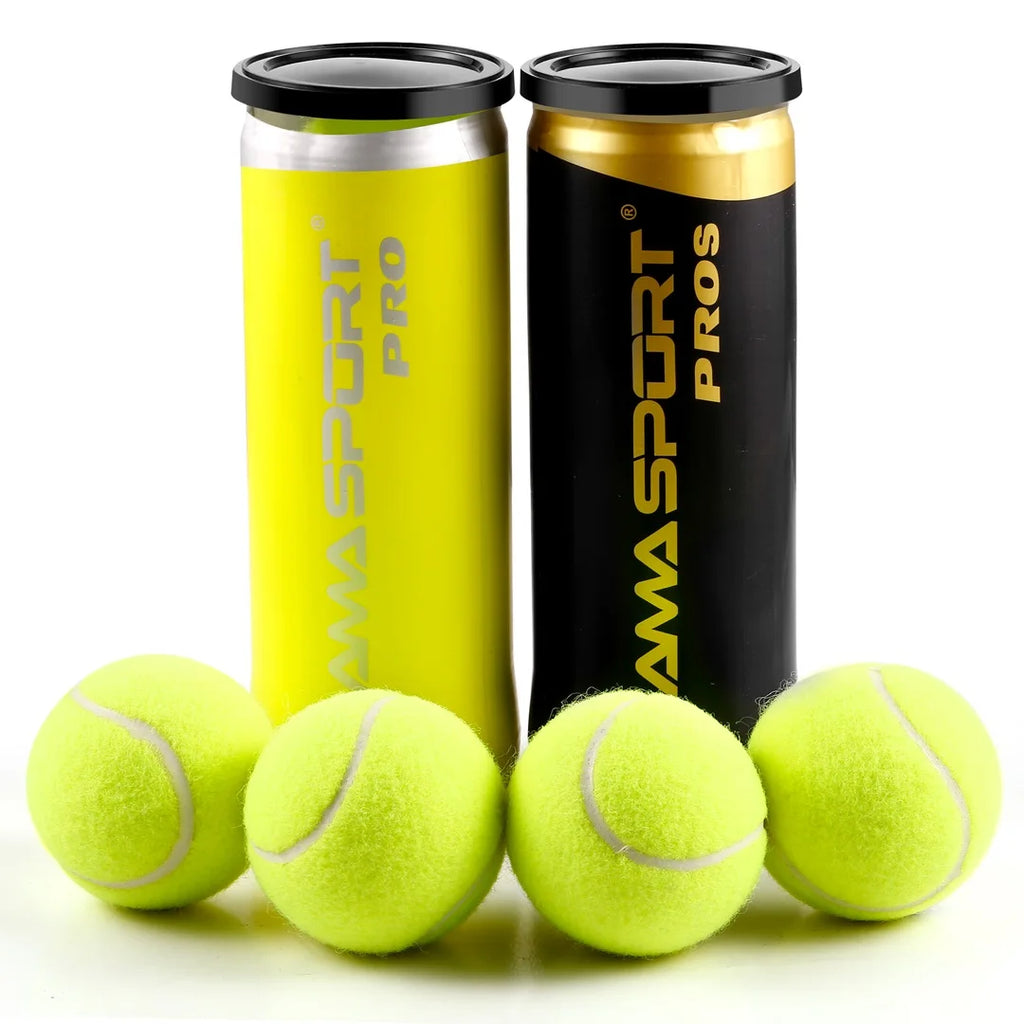AMASPORT Padel Balls With Pressurized Can， 3 Premium Padel Balls Engineered To Maintain Consistent Speed & Height for Trainning