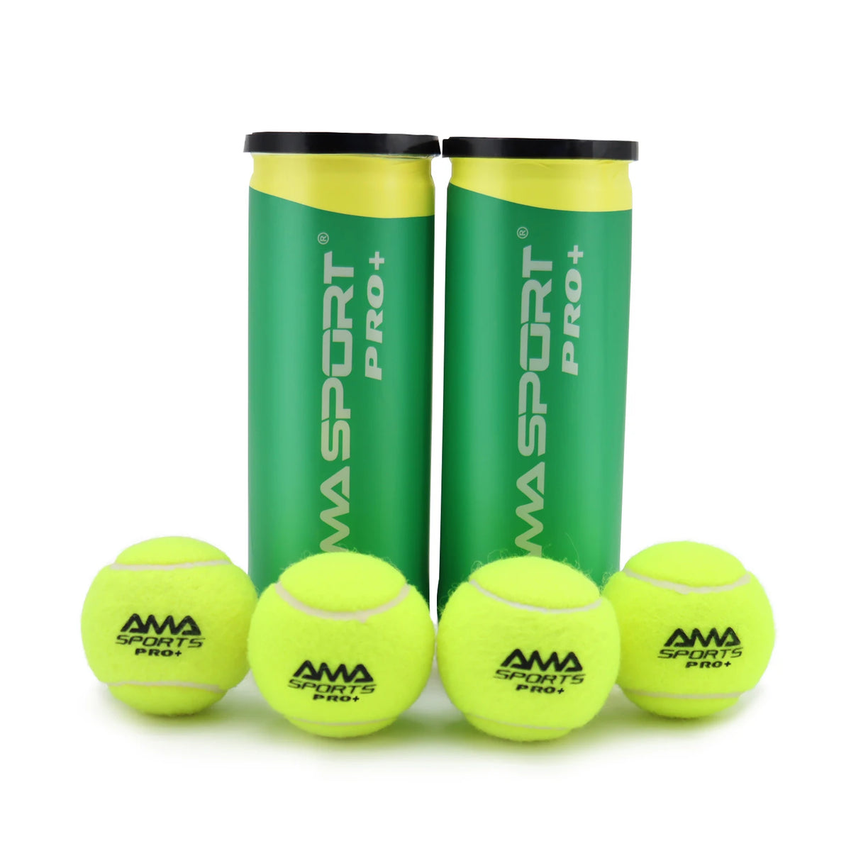 AMASPORT Padel Balls With Pressurized Can， 3 Premium Padel Balls Engineered To Maintain Consistent Speed & Height for Trainning