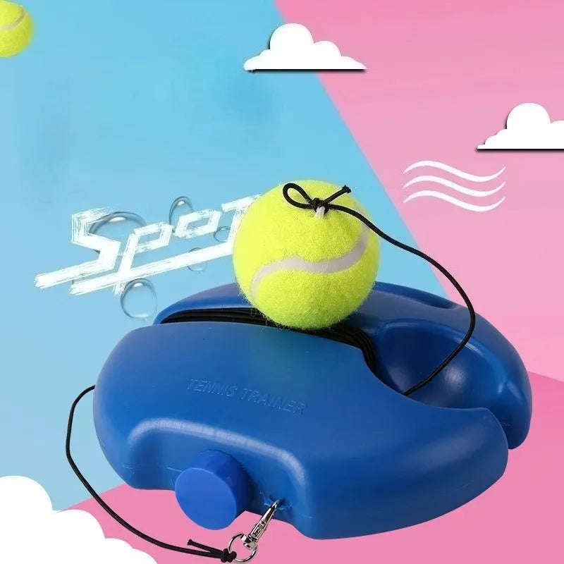 Heavy Duty Tennis Training Aids Base with Elastic Suitable for Indoor Outdoor Tennis Duty Rebound Training  Padel Accessories