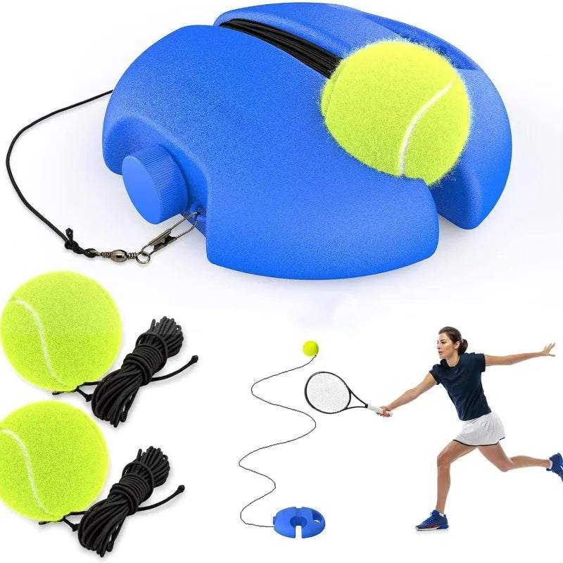 Heavy Duty Tennis Training Aids Base with Elastic Suitable for Indoor Outdoor Tennis Duty Rebound Training  Padel Accessories