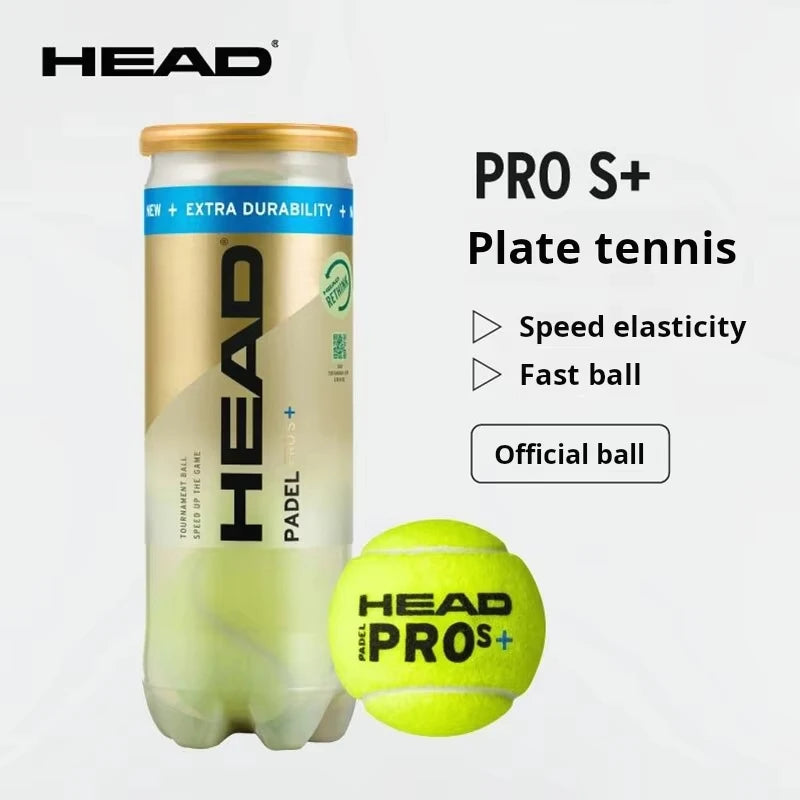 HEAD Paddle Tennis Balls 3B HEAD PADEL Competition Training Ball 1 Can = 3 Balls Speed control Type Special For Padel Tennis