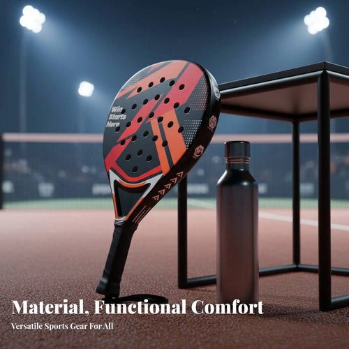 1 Player Paddle Set Lightweight Padel Racket Set ABS Padel Paddle Long-Lasting Non-Slip Grip for Beginners, Training, Outdoor
