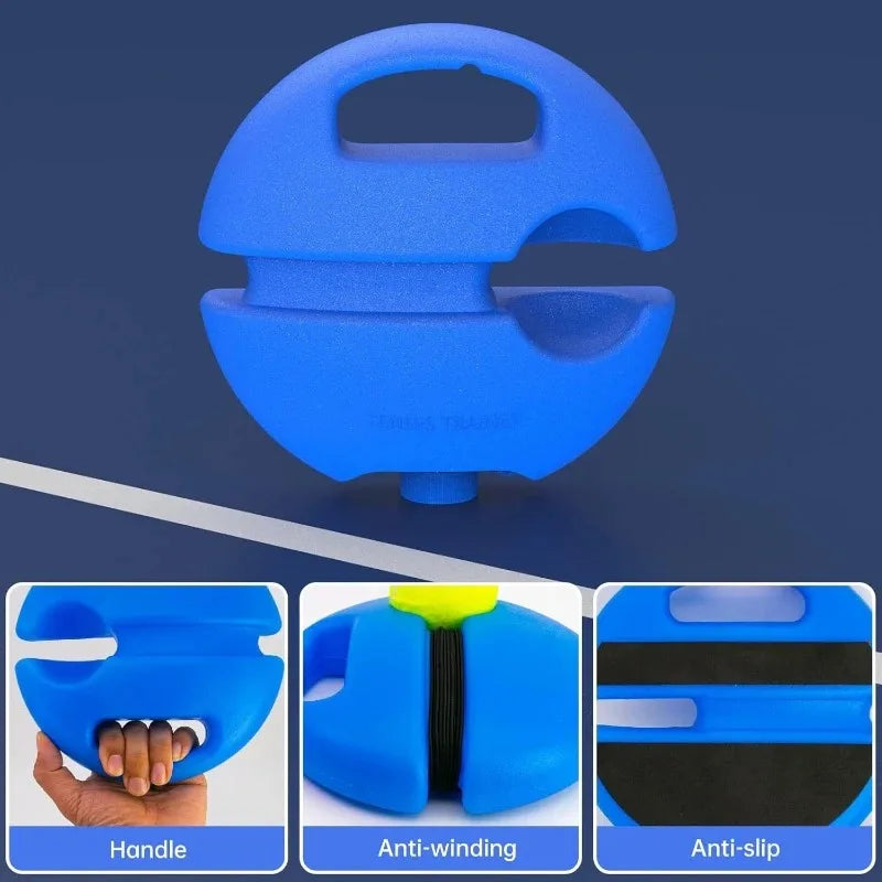 Heavy Duty Tennis Training Aids Base with Elastic Suitable for Indoor Outdoor Tennis Duty Rebound Training  Padel Accessories