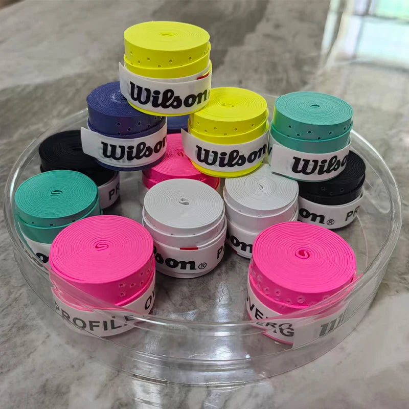 W Padel Pro Perforated Overgrips Pack of 12 for enhanced grip and comfort, featuring a soft touch and perforated design in