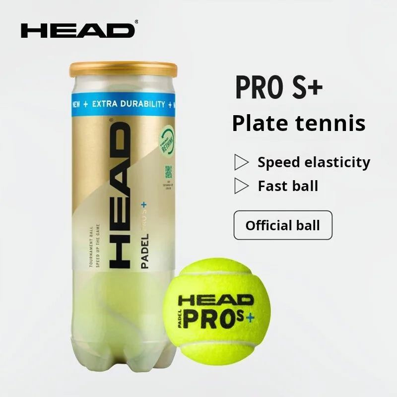 HEAD Paddle Tennis Balls 3B HEAD PADEL Competition Training Ball 1 Can = 3 Balls Speed control Type Special For Padel Tennis