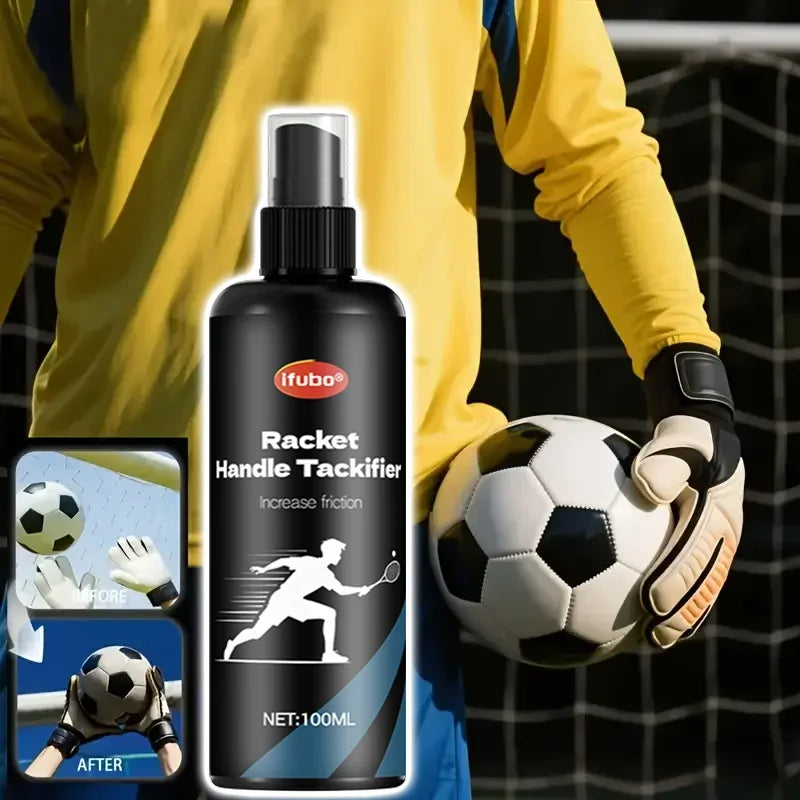 Padel Racket Grip Enhancer Spray, Anti-Slip Tackifier For Tennis Badminton Squash,Increase Friction Sweatproof Handle Grip Spray