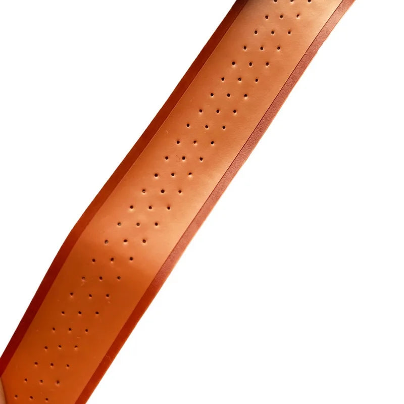 4 Pcs Brown Thick Tennis Grips Non-slip Perforated Badminton Grips Pickleball Racket Overgrip Bicycle Handle Wrap Grip Padel