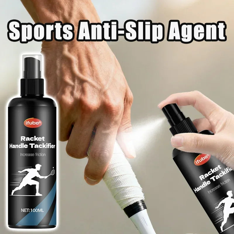 Padel Racket Grip Enhancer Spray, Anti-Slip Tackifier For Tennis Badminton Squash,Increase Friction Sweatproof Handle Grip Spray