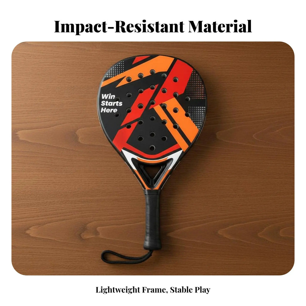 1 Player Paddle Set Lightweight Padel Racket Set ABS Padel Paddle Long-Lasting Non-Slip Grip for Beginners, Training, Outdoor