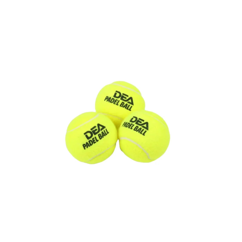 3-Pcs High Elasticity Padel Tennis Balls Durable & Wear-Resistant for Professional Training Thick Inner Bladder, Pressurized Can