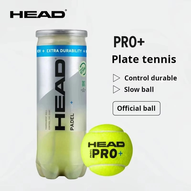 HEAD Paddle Tennis Balls 3B HEAD PADEL Competition Training Ball 1 Can = 3 Balls Speed control Type Special For Padel Tennis