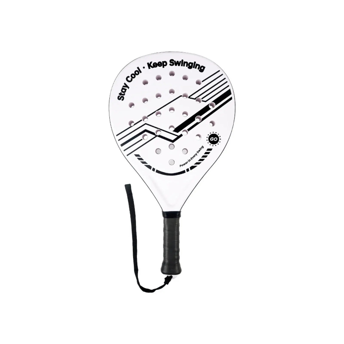 1 Player Paddle Set Lightweight Padel Racket Set ABS Padel Paddle Long-Lasting Non-Slip Grip for Beginners, Training, Outdoor
