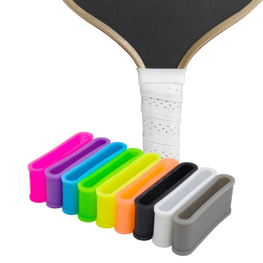  9 PCS  Pickleball  Paddle Racket Grip Band Tennis  Racquet Secures Overgrip Ring  Colorful  Tennis Padel  Non Slip Grips